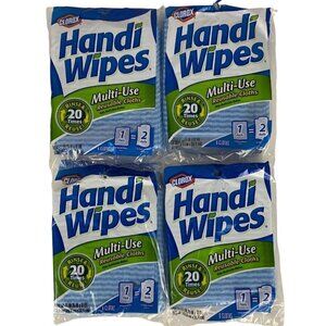Clorox Handi Wipes Lot Of 4 Packages Multi-Use Reusable Cloths 24 Total Cloths